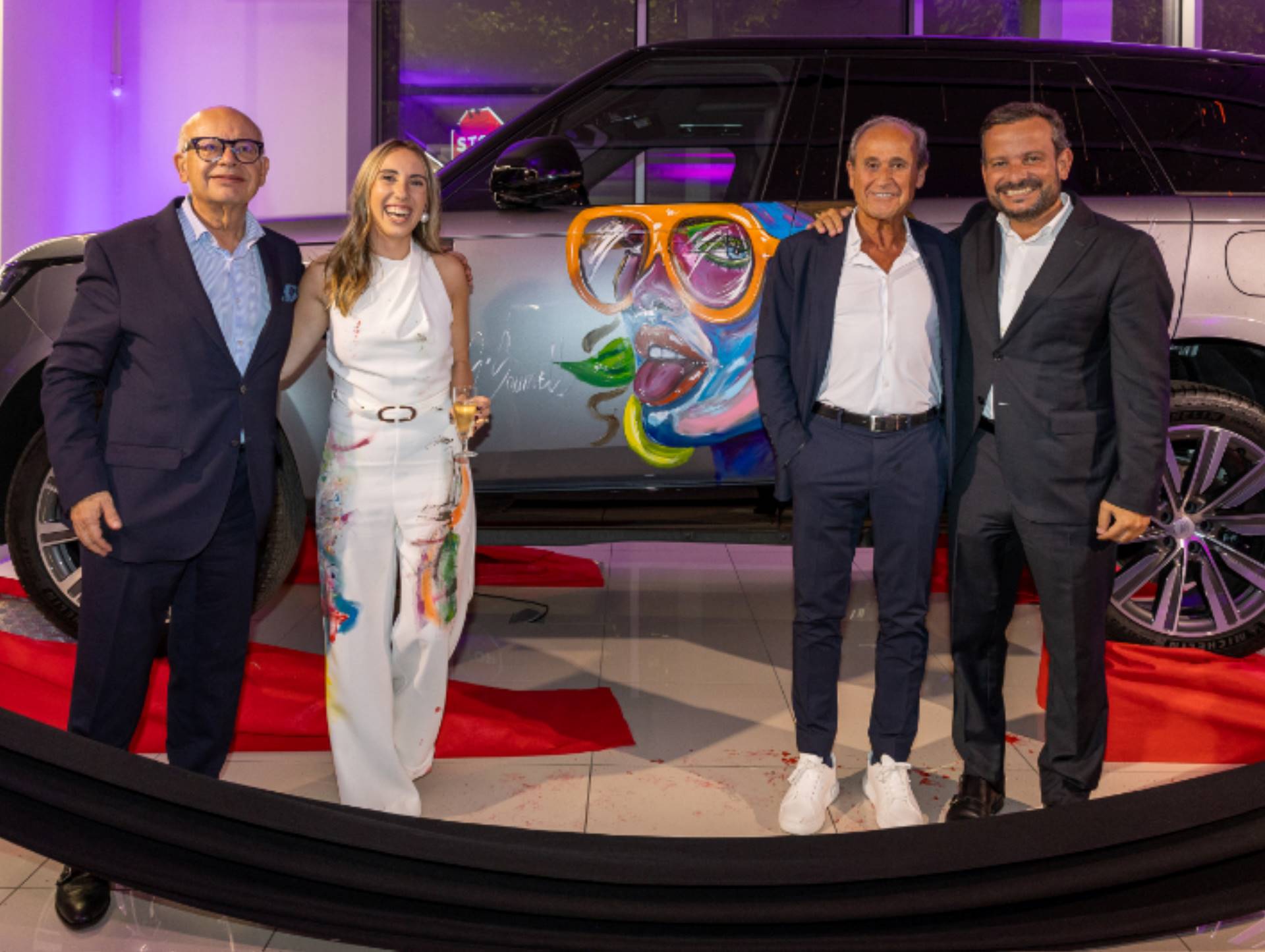 El Range Rover es converteix en obra d’art amb el segell d’Ona Saumell 